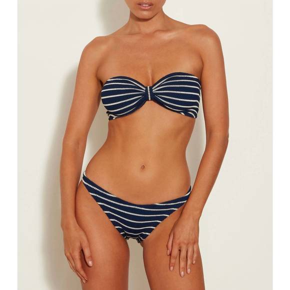 HUNZA G Other - NEW HUNZA G jean bikini set in navy/white
